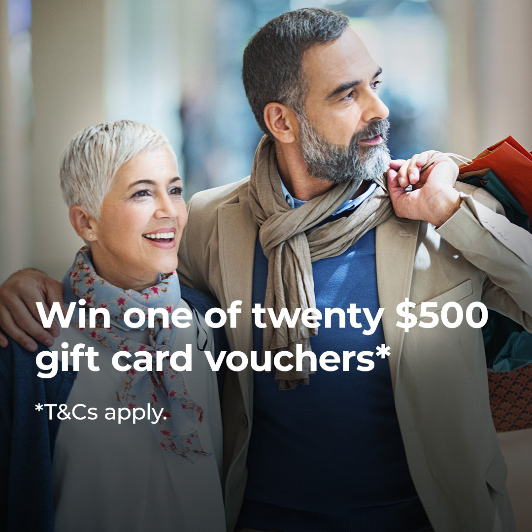 You could win one of ten $1,000 gift card vouchers